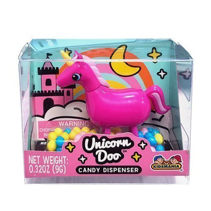 Kidsmania Unicorn Doo Candy Dispenser Pink