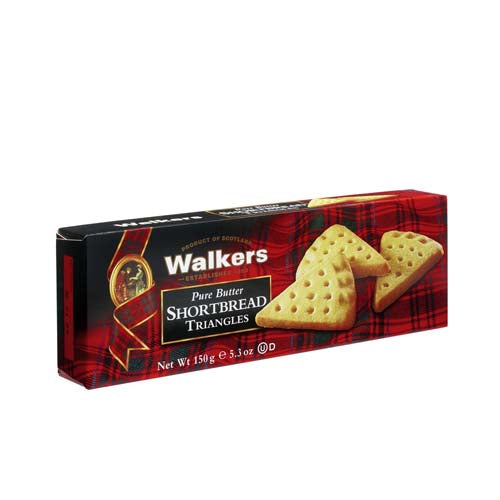 Walker’s Triango Shortbread 5.3oz – Traditional Scottish Butter Cookies