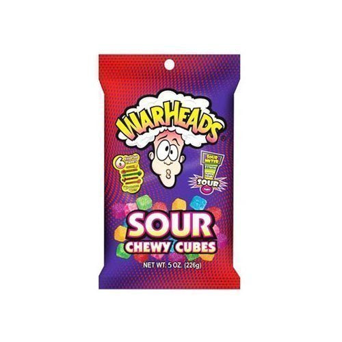 Warheads Sour Chewy Cubes 5oz