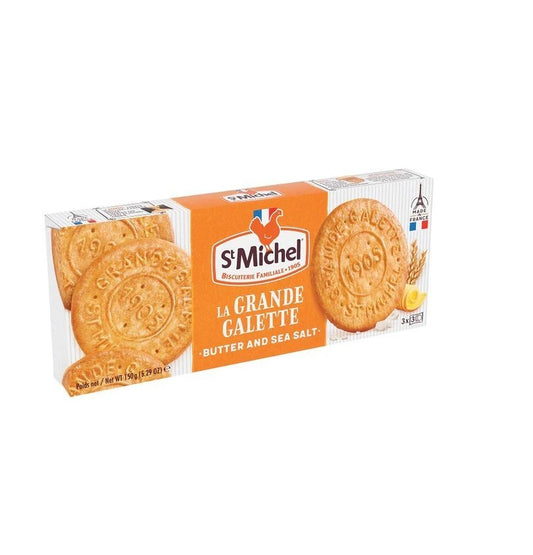 St. Michel Galettes Butter Cookies with Sea Salt 5.29 oz. (150g)