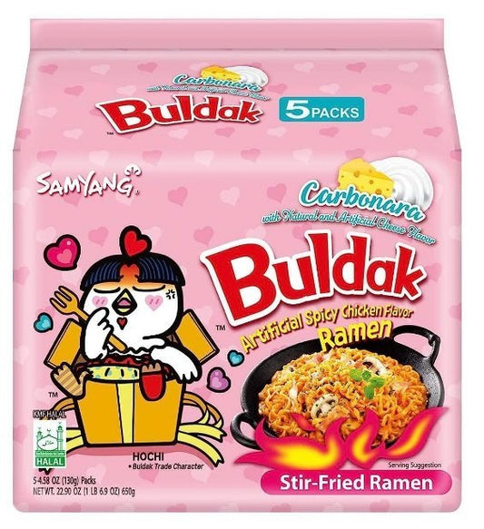 Buldak Ramen- Carbonara Hot Chicken Flavor 140g