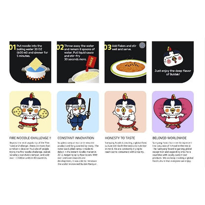 Buldak Ramen- Carbonara Hot Chicken Flavor 140g
