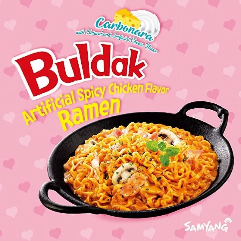 Buldak Ramen- Carbonara Hot Chicken Flavor 106g