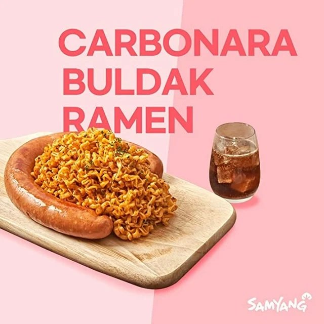 Buldak Ramen- Carbonara Hot Chicken Flavor 140g