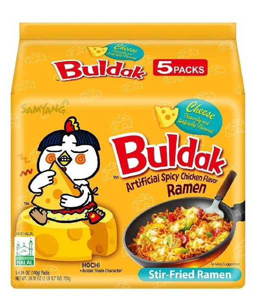 Buldak Ramen- Cheese Hot Chicken Flavor 140g
