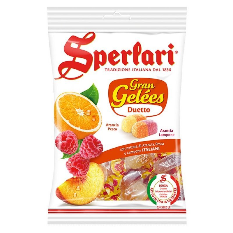 Sperlari "Gran Duetto" Fruit Jelly Candy (6.17 Oz)