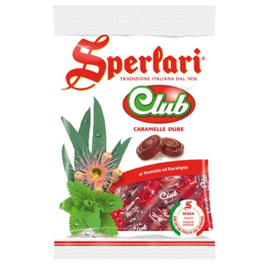 Sperlari "Club" Mild Menthol-Eucalyptus Candies   7.05 Ounce Bag