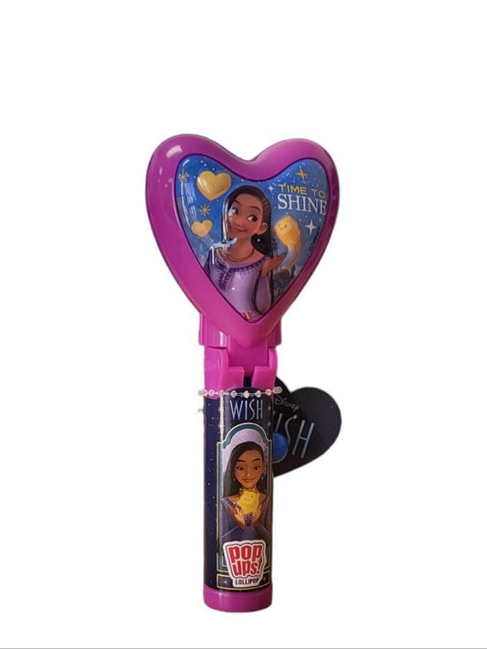 Assorted Pop Ups! Single Heart Candy Dispenser – Disney Wish Pop Ups Lollipop Toy Candy