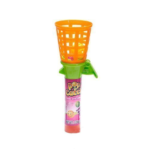 Kidsmania Pop & Catch Game with Lollipop Orange