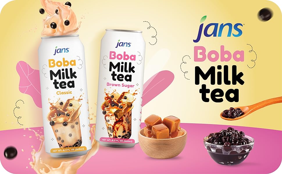 Jans Boba Milk Tea Brown Sugar