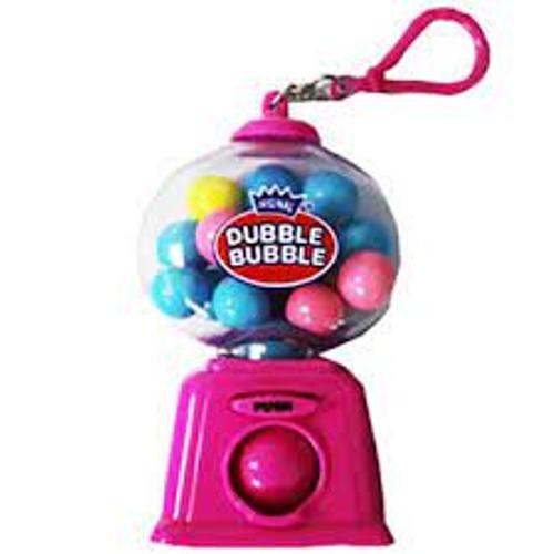 Kidsmania Dubble Bubble Dispenser Key-Ring, Pink