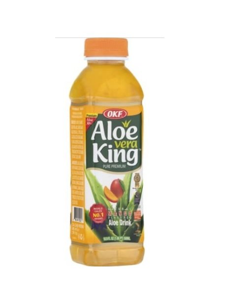 OKF Aloe Vera King Mango Drink, 16.9oz