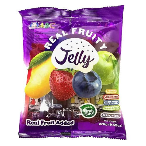 ABC Real Fruity Jelly Bag 270g
