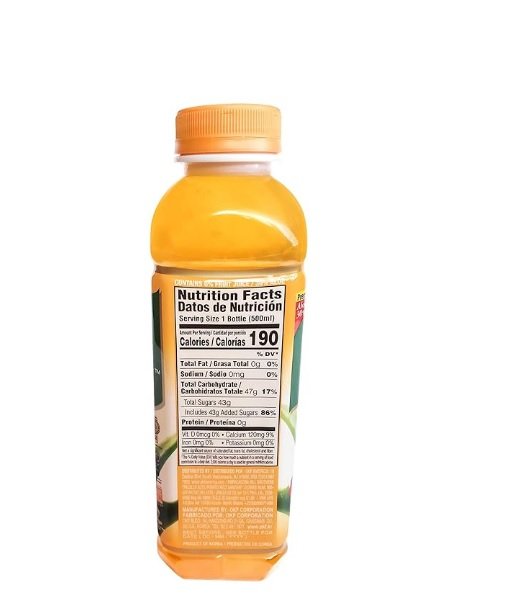 OKF Aloe Vera King Mango Drink, 16.9oz