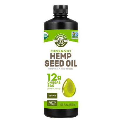 Manitoba Hemp Seed Oil Organic 8.4oz