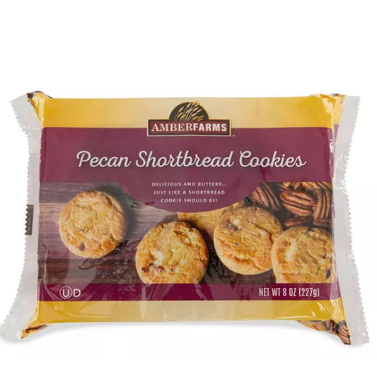 Twin Dragon Amber Farms Pecan Shortbread  Cookies 8oz