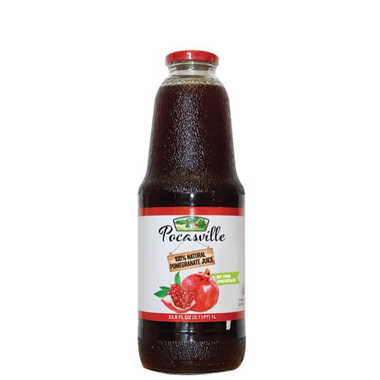 Pocasville Organic Pomegranate Juice Drink 1Lt, 33.8oz