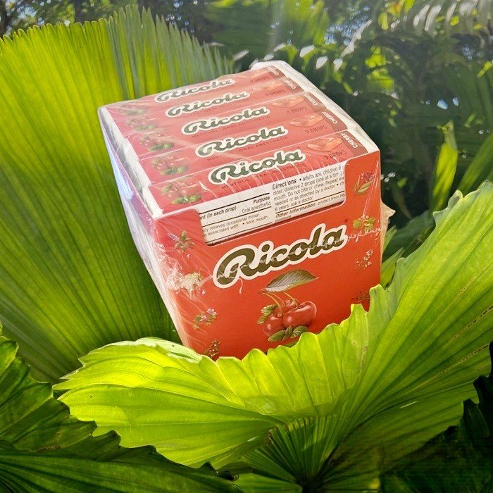 Ricola Natural Herb Cough Drops Sticks- cherry