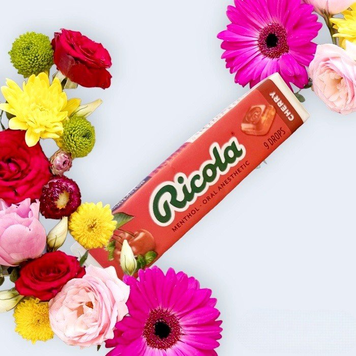 Ricola Natural Herb Cough Drops Sticks- cherry