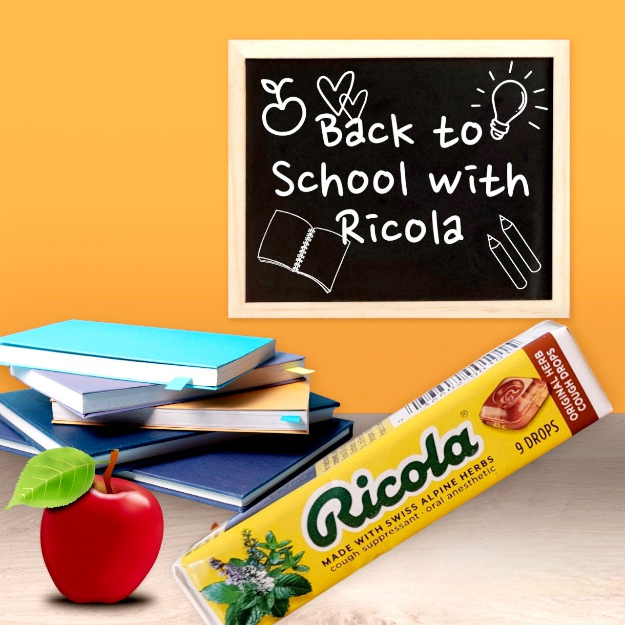 Ricola Natural Herb Cough Drops Sticks