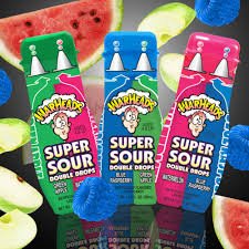 Warheads Super Sour Double Drops Liquid Candy, 1.01 oz